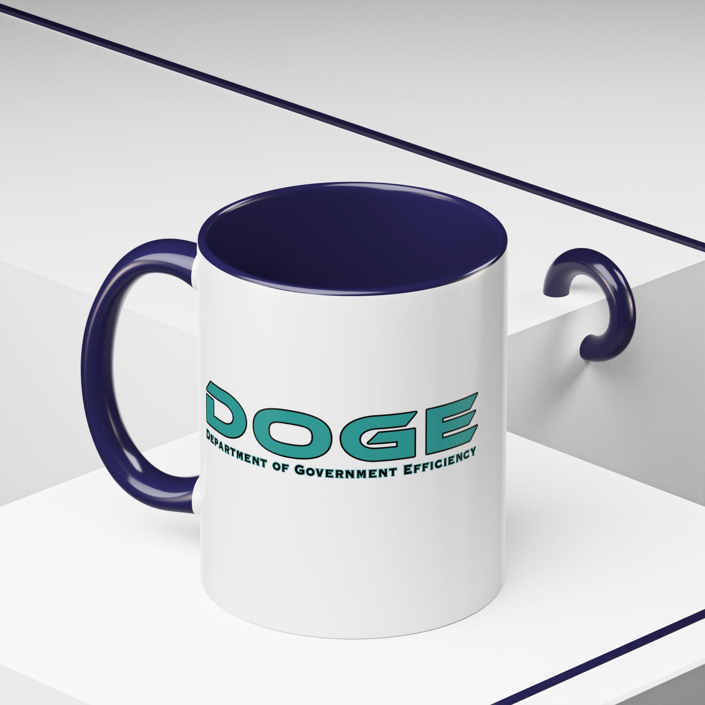 DOGE Colored Handle Coffee Mug - (11oz)