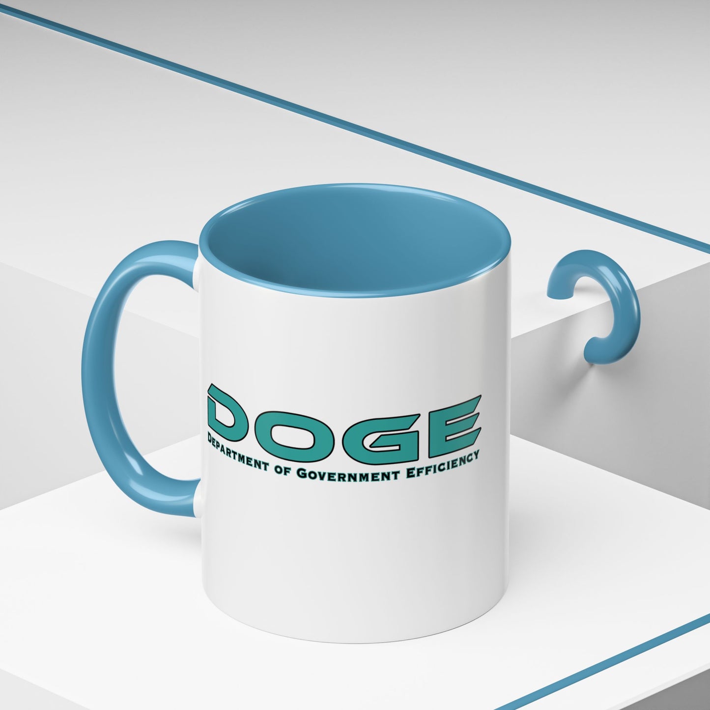 DOGE Colored Handle Coffee Mug - (11oz)