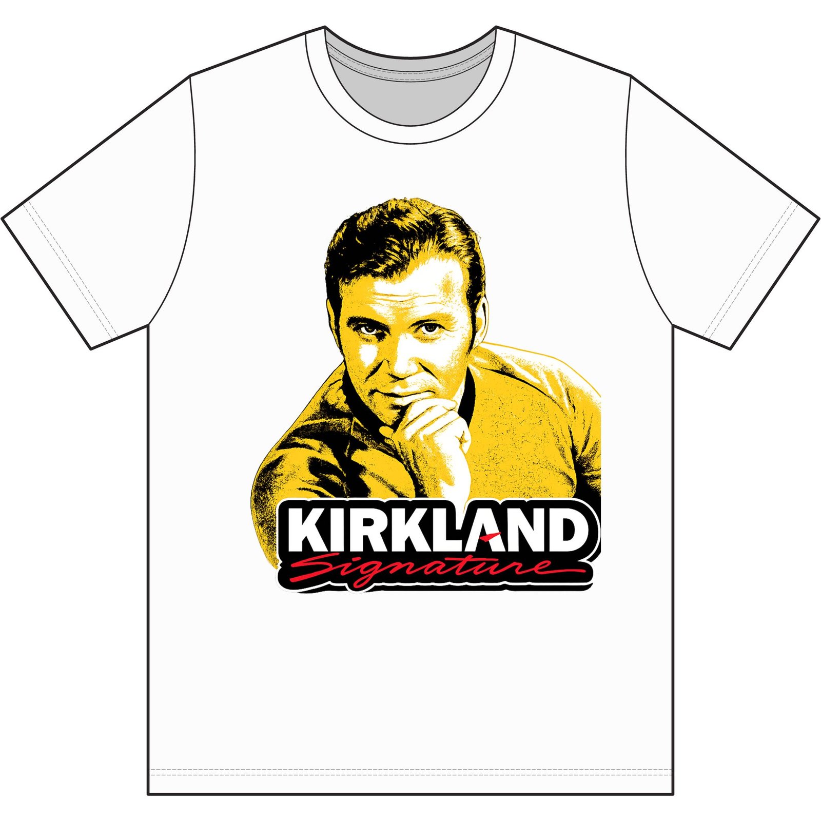 Captain Kirkland Signature (pensive) - Retro Portrait Tee - Image 2