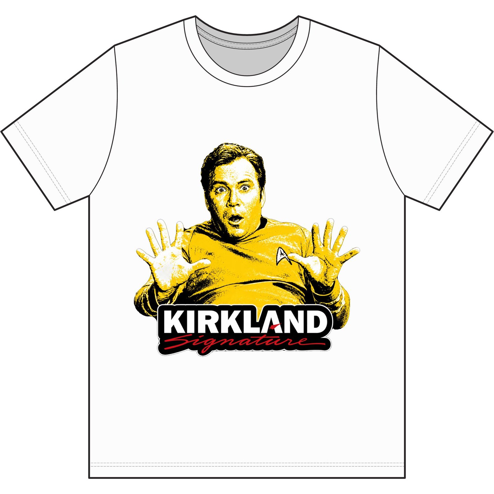 Captain Kirkland Signature (surprised) - Retro Portrait Tee - Image 3
